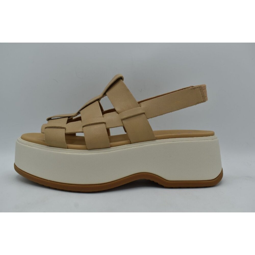 Sorel Womens Size 9 Dayspring Honest Beige Leather Slingback Sandals Shoes - Picture 8 of 14